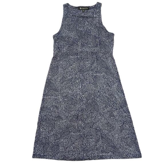 Elegant Blue Sleeveless Dress - Picture 2 of 5